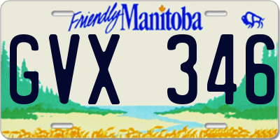 MB license plate GVX346