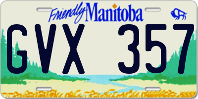 MB license plate GVX357