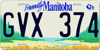 MB license plate GVX374