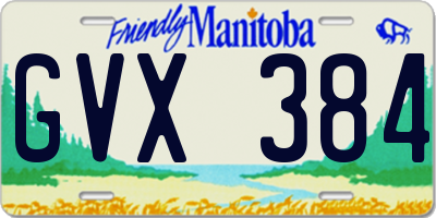 MB license plate GVX384
