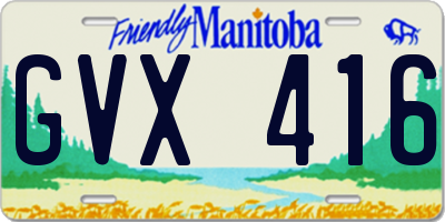 MB license plate GVX416