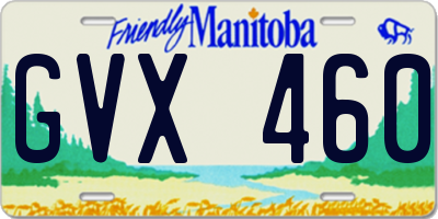 MB license plate GVX460