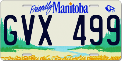 MB license plate GVX499