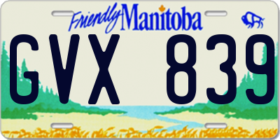 MB license plate GVX839