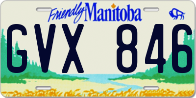 MB license plate GVX846