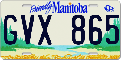 MB license plate GVX865