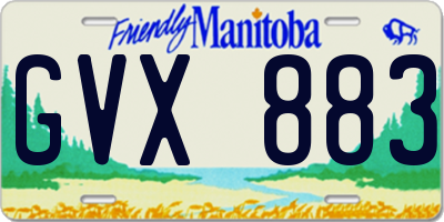 MB license plate GVX883