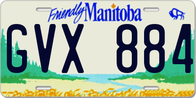 MB license plate GVX884