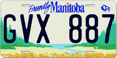 MB license plate GVX887