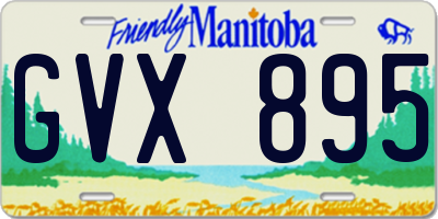 MB license plate GVX895