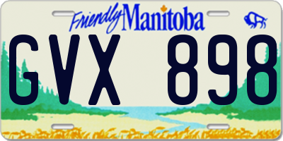 MB license plate GVX898