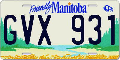 MB license plate GVX931