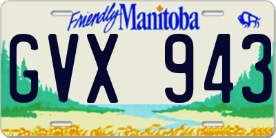 MB license plate GVX943