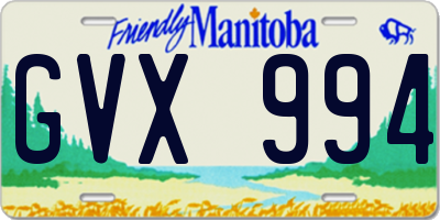 MB license plate GVX994