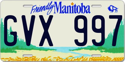MB license plate GVX997