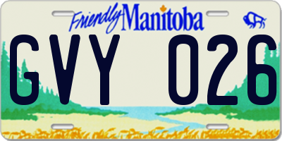 MB license plate GVY026