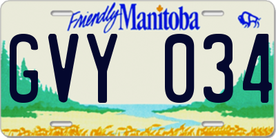 MB license plate GVY034