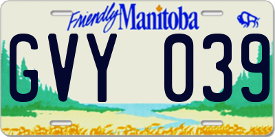 MB license plate GVY039