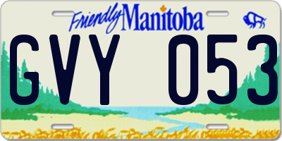 MB license plate GVY053