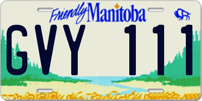 MB license plate GVY111