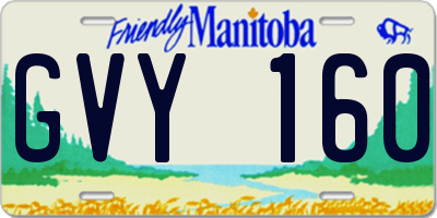 MB license plate GVY160