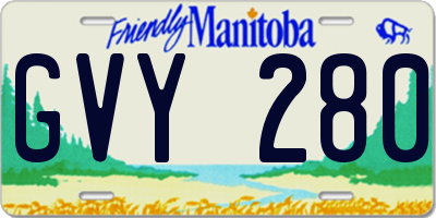 MB license plate GVY280