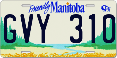 MB license plate GVY310