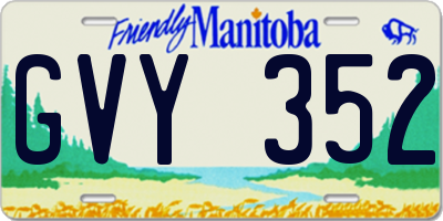 MB license plate GVY352
