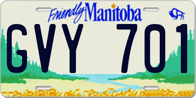 MB license plate GVY701