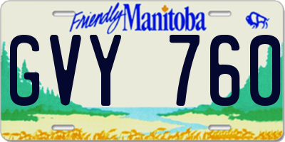 MB license plate GVY760