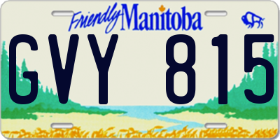 MB license plate GVY815