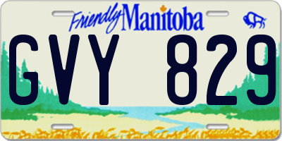 MB license plate GVY829