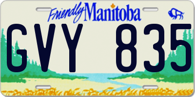 MB license plate GVY835