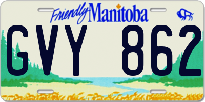 MB license plate GVY862