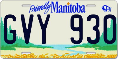 MB license plate GVY930
