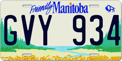 MB license plate GVY934