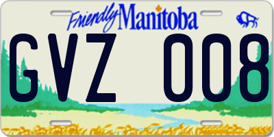 MB license plate GVZ008
