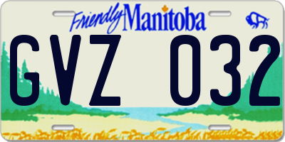 MB license plate GVZ032