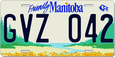 MB license plate GVZ042