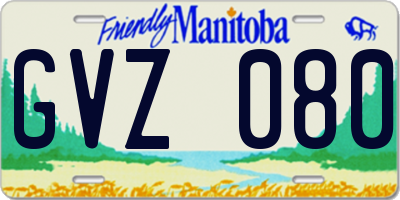 MB license plate GVZ080