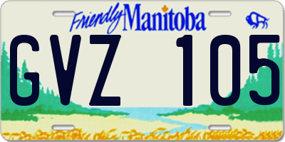 MB license plate GVZ105