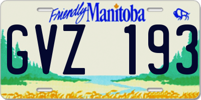 MB license plate GVZ193