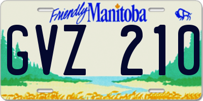 MB license plate GVZ210