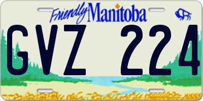 MB license plate GVZ224