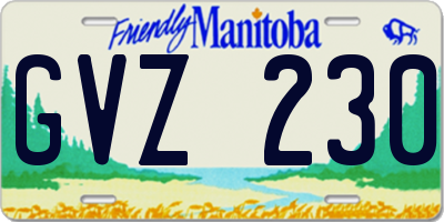 MB license plate GVZ230
