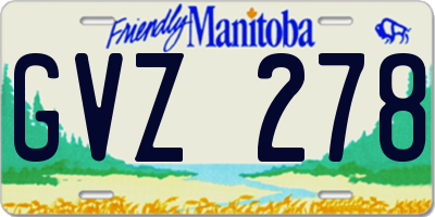 MB license plate GVZ278