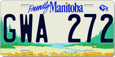 MB license plate GWA272