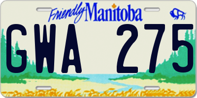 MB license plate GWA275