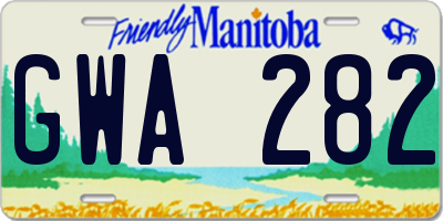 MB license plate GWA282
