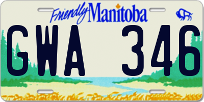 MB license plate GWA346